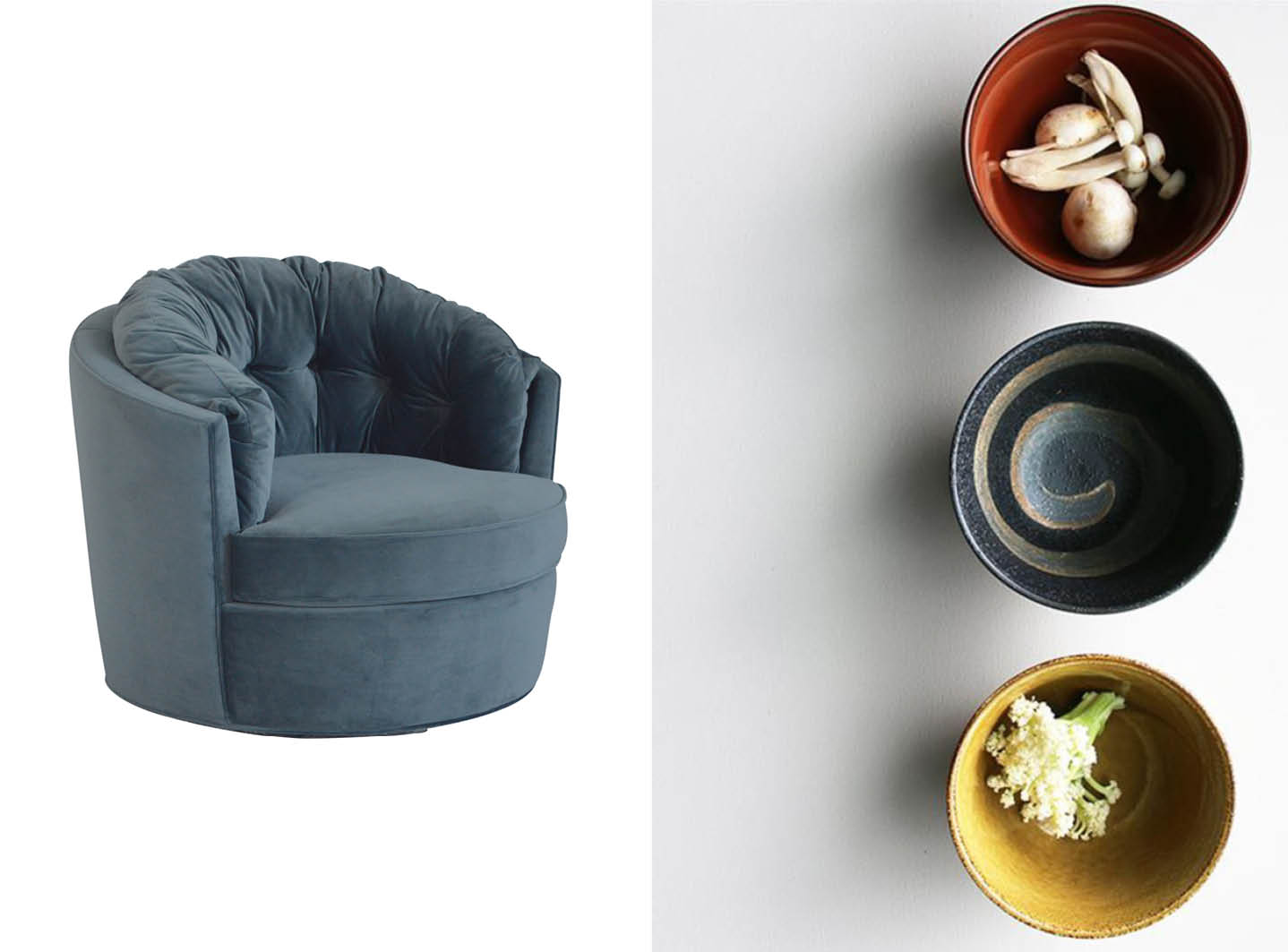 Carousel draaifauteuil BePureHome | Matcha schaaltjes HKLiving